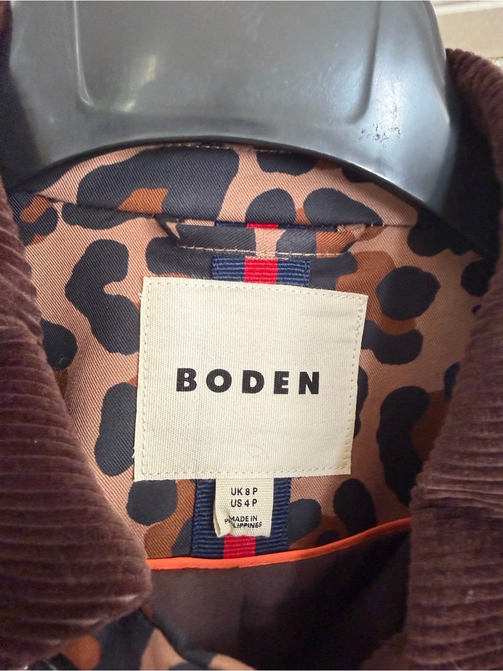 Boden Leopard-Print Trench Coat in Brown and Black - Picture 2 of 3